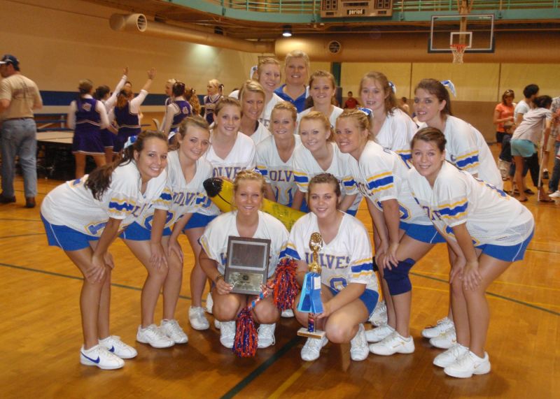 Pleasant Hill CUSD 3 PHHS Cheerleaders EIU Camp Champs!